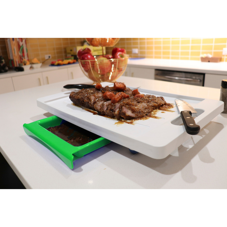 Dripless Cutting Board 2-in-1 System