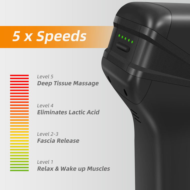 Cordless Massage Gun with Deep Tissue Percussion