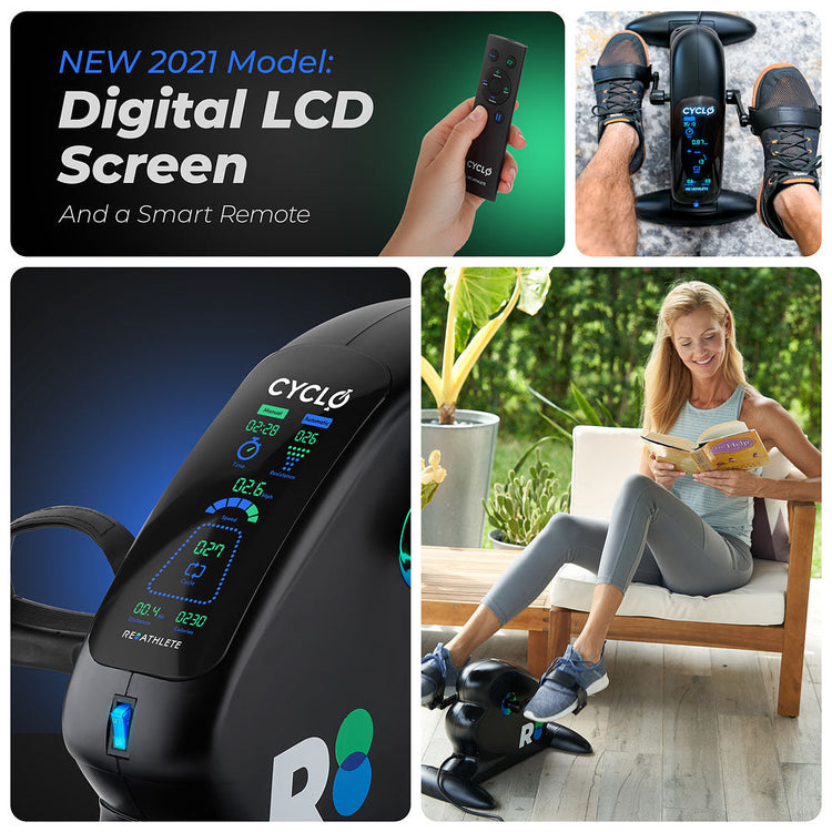 REATHLETE CYCLO: Under-Desk Bike / Pedal Exerciser