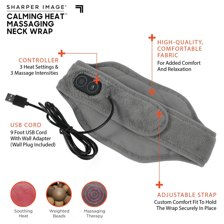 Neck Wrap Basic - The Personal Electric Neck Heating Pad with Vibrations.