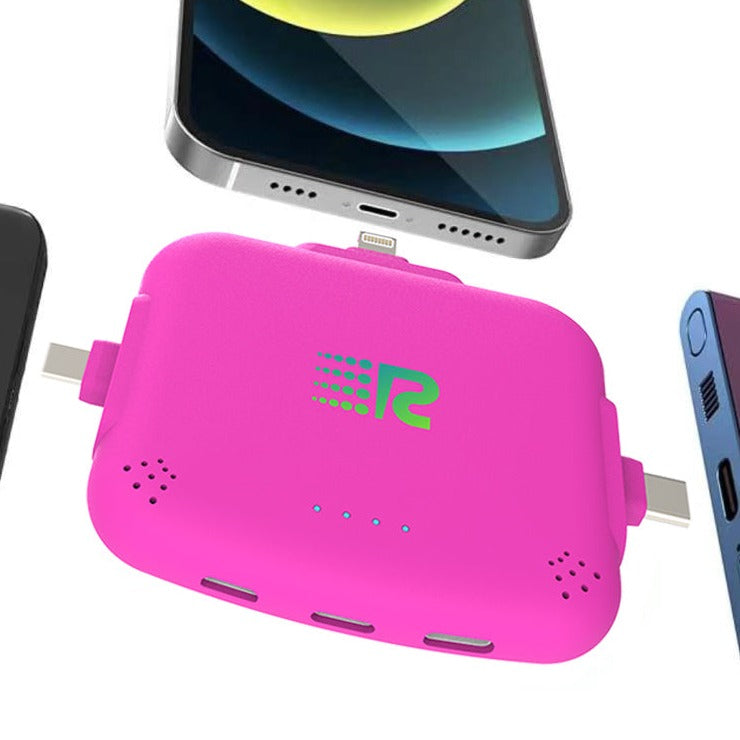 RC Universe 3-in-1 Charger - 4 pack (Midnight Black/Snow White/Hot Pink/Royal Blue)