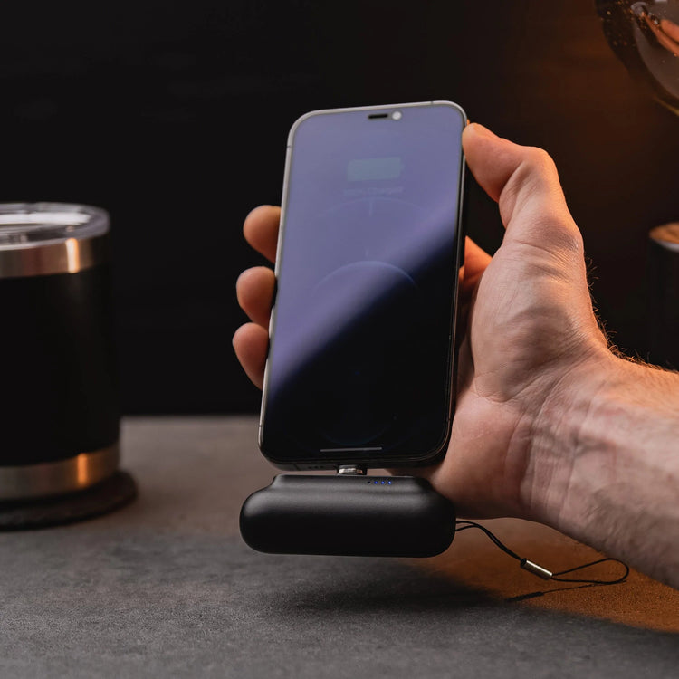 Snap-N-Charge Power Bank; Black; Universal