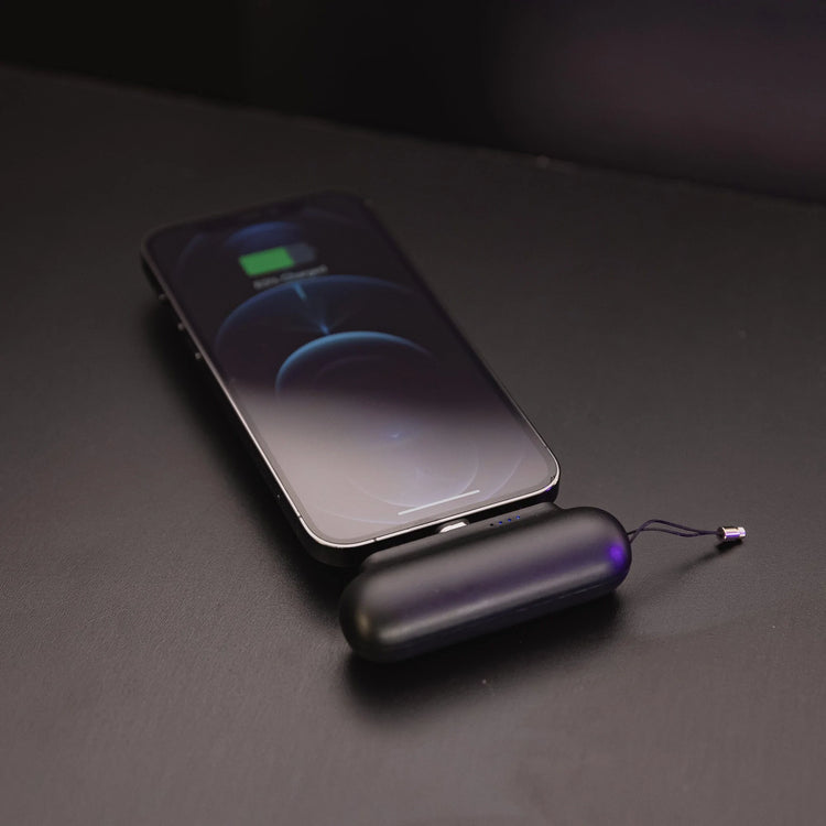 Snap-N-Charge Power Bank; Black; Universal