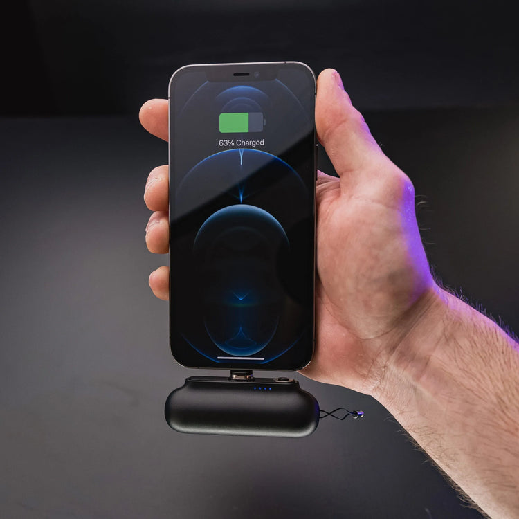Snap-N-Charge Power Bank; Black; Universal