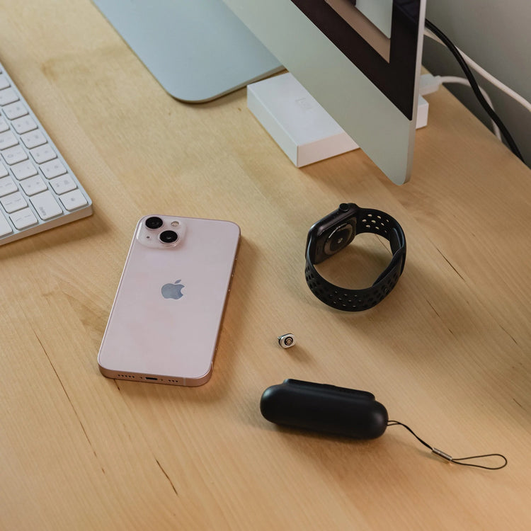 Snap-N-Charge Power Bank; Black; Universal