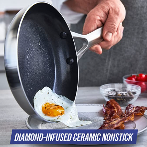 Triple Steel Cookware Set, 6 Piece