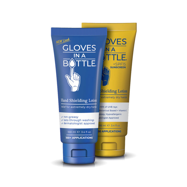 Hand Shielding Lotion with SPF and Regular