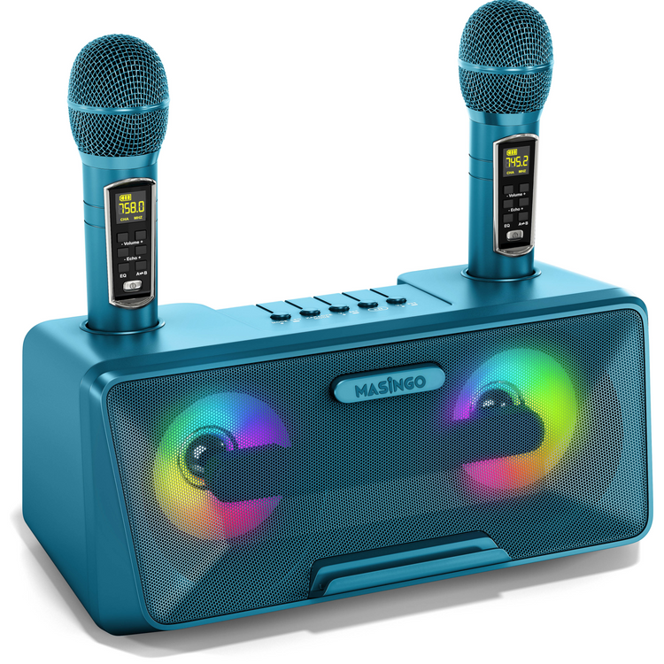 Presto G2 Turquoise Karaoke Machine for adults and kids