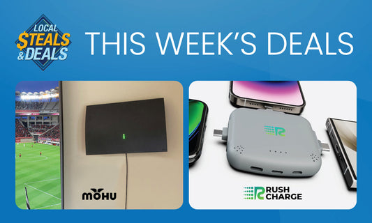 Power Up & Tune in with Rush Charge & Mohu