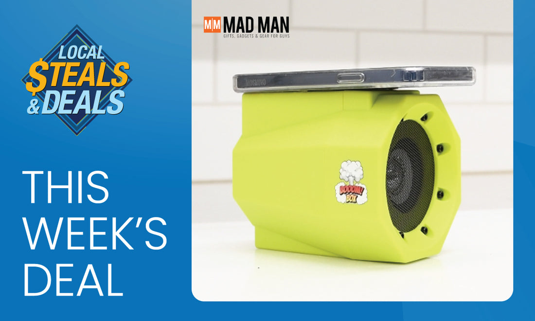 Boost Your Phone’s Sound With A Mad Man BOOOM Box!