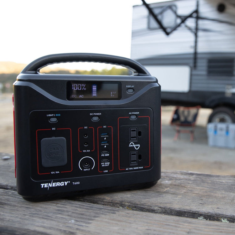 T600 Portable Power Station, 600Wh Backup Lithium Battery with AC, DC and USB outlets