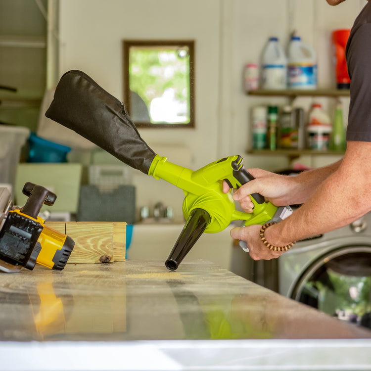 Sun Joe 24-Volt* IONMAX Compact Workshop Blower + Vacuum | W/ 2.0-Ah Battery + Charger