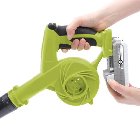 Sun Joe 24-Volt* IONMAX Compact Workshop Blower + Vacuum | W/ 2.0-Ah Battery + Charger