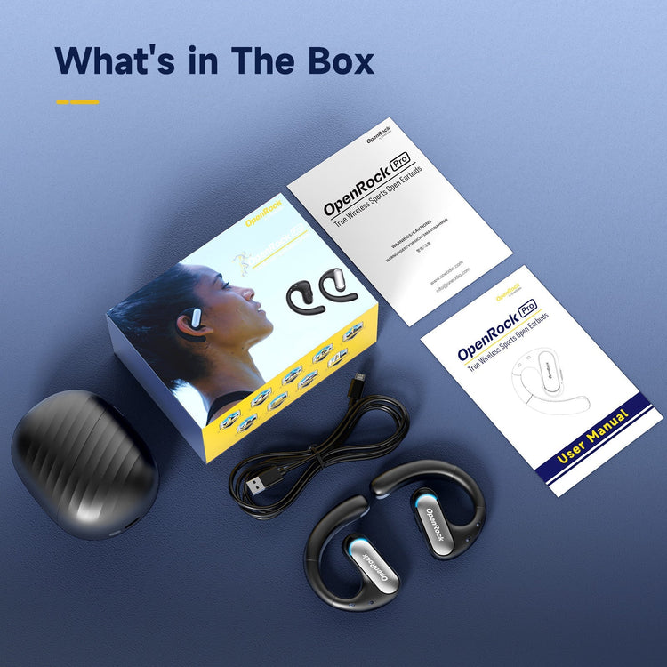 OpenRock Pro Open-Ear Air Conduction Sport Earbuds