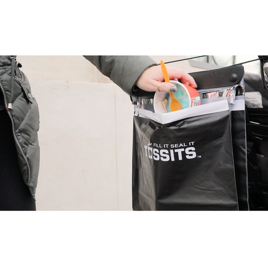 Single Car Garbage Bag - Black