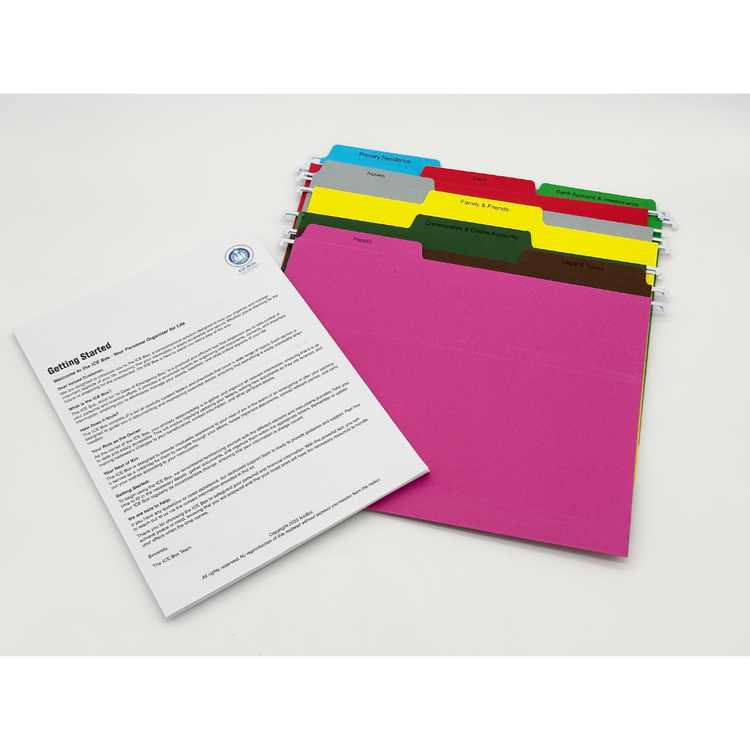 ICEBOX Personal Estate Organization System
