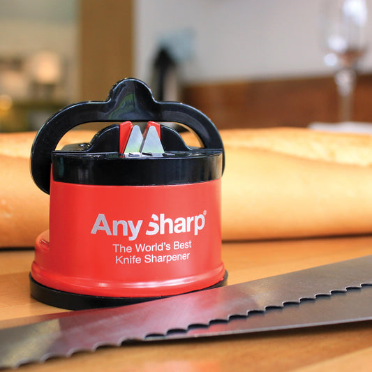 Two redAny Sharp sharpener on a white background