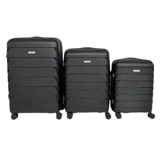 Ashley Polycarbonate Hard shell Expandable Lightweight 360 Dual Spinning Wheels Combo Lock 28", 24", 20" 3 Piece Luggage Set