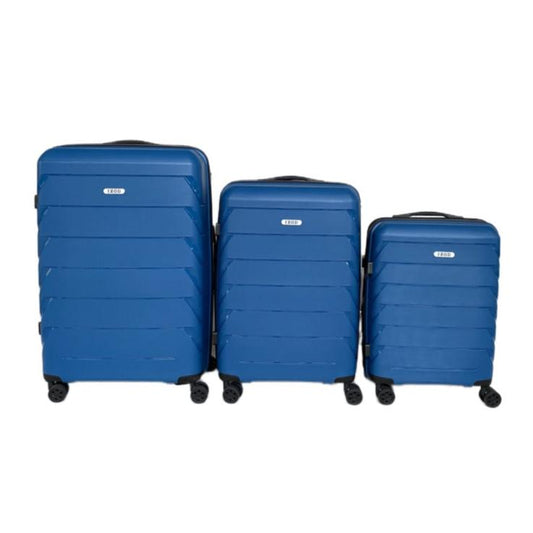 Ashley Polycarbonate Hard shell Expandable Lightweight 360 Dual Spinning Wheels Combo Lock 28", 24", 20" 3 Piece Luggage Set