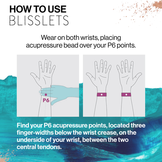 Blisslets Nausea & Anxiety Relief Bracelets - Classics Pack