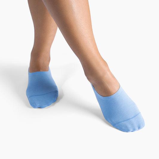 CLOUD ANKLE NO SHOW SOCKS - Blue - 3Pack