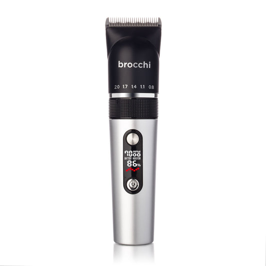 Brocchi Clipper Pro with packaging on a white background