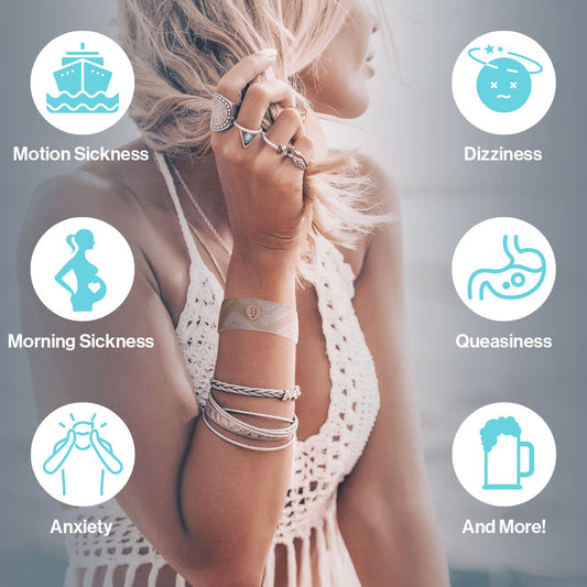 Blisslets Nausea & Anxiety Relief Bracelets - Marie + Bridget