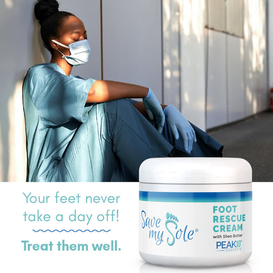 SAVE MY SOLE foot cream w/Shea Butter 4oz