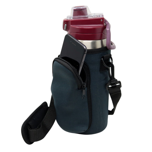 Cross Body Bag Bottle Holder | Charcoal Grey