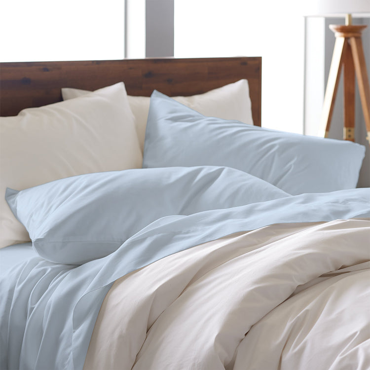 Ella Jayne 500 Thread Count Cotton Sateen 4-Piece Sheet Set - Ocean
