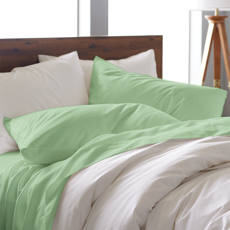 Ella Jayne 500 Thread Count Cotton Sateen 4-Piece Sheet Set - Olive