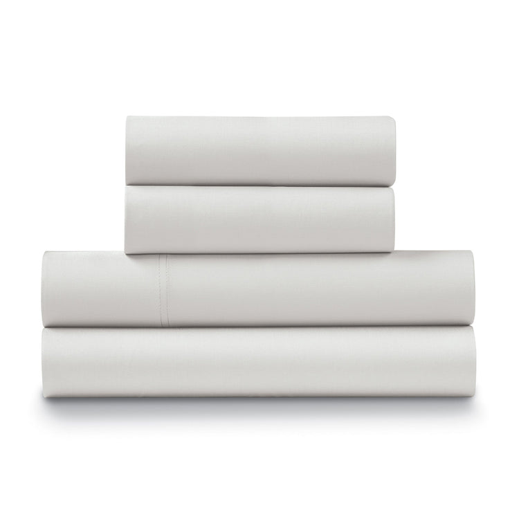 Ella Jayne 500 Thread Count Cotton Sateen 4-Piece Sheet Set - Stone