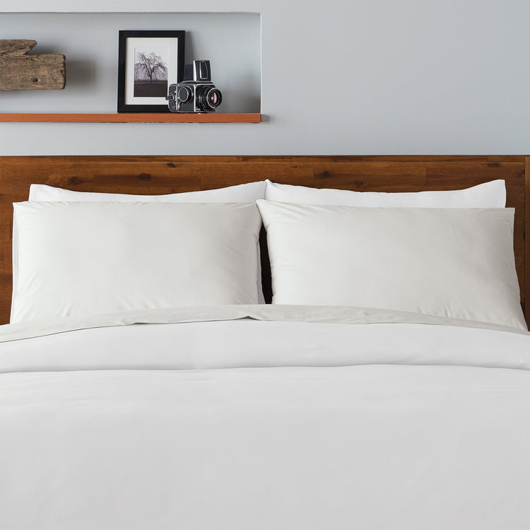 Ella Jayne 500 Thread Count Cotton Sateen 4-Piece Sheet Set - Stone