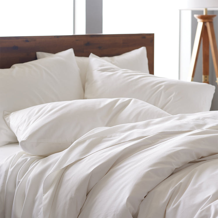 Ella Jayne 500 Thread Count Cotton Sateen 4-Piece Sheet Set - White
