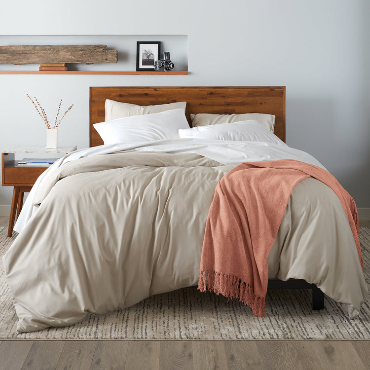 Ella Jayne 500 Thread Count Cotton Sateen 4-Piece Sheet Set - White