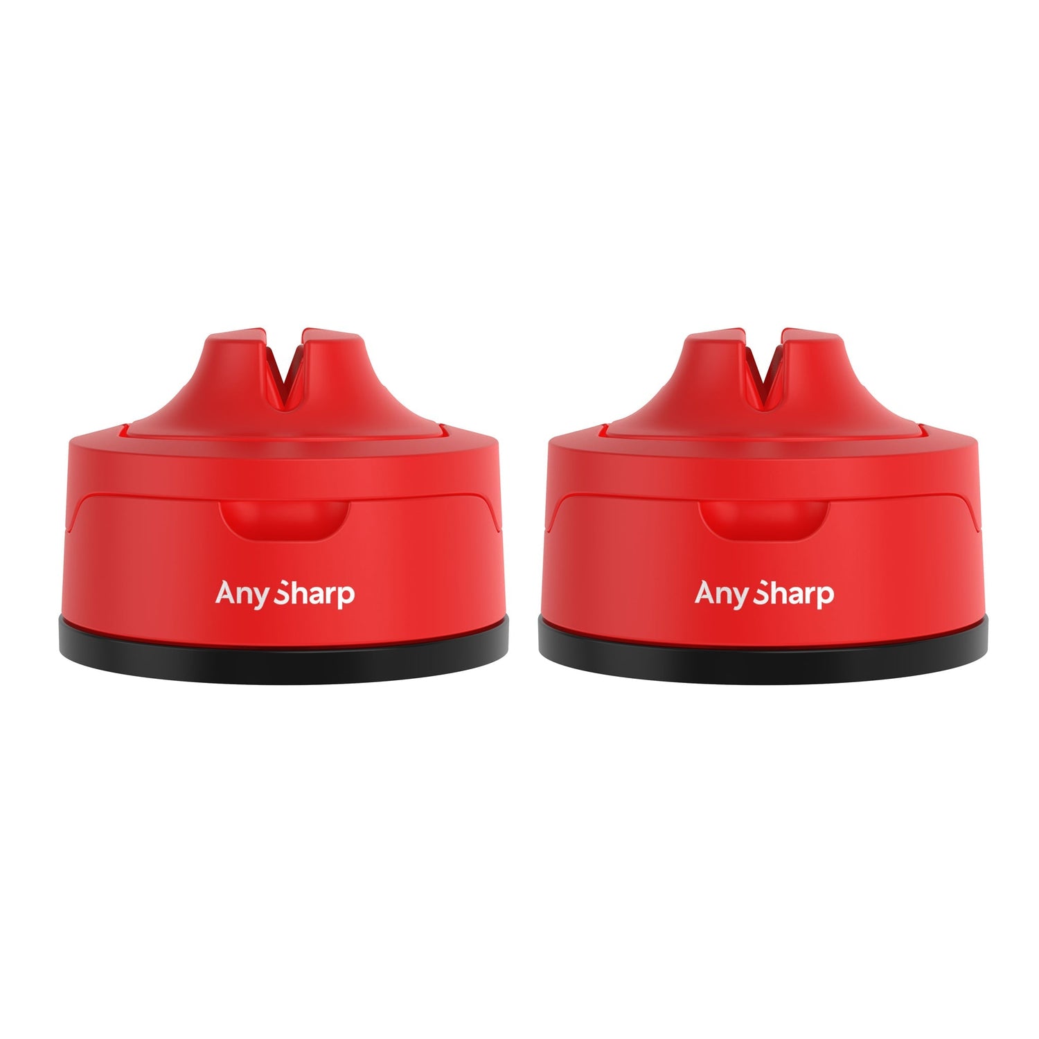 Two redAny Sharp knife sharpener on a white background