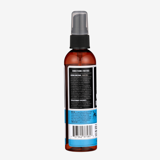 Two bottles of Grandpa Gus' Mosquito Repellent on a white background