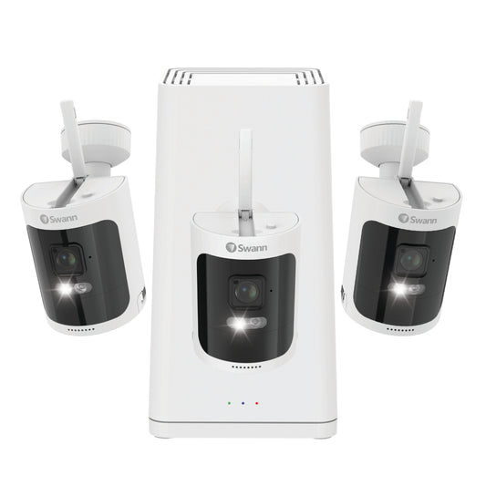 AllSecure 4K Wireless Security System w/ 3 Wire-Free Cameras