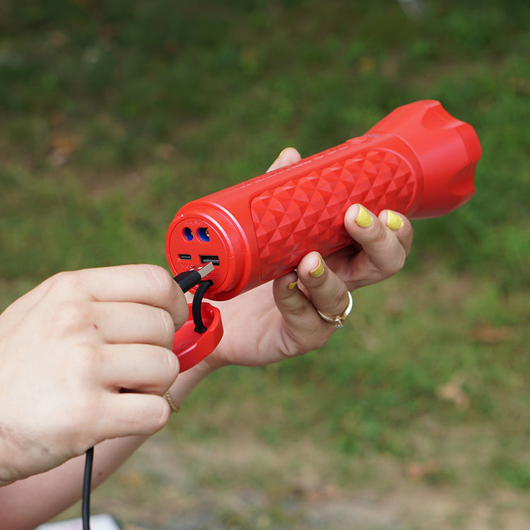 Vehicle Jump Starter, Flashlight & Power Bank