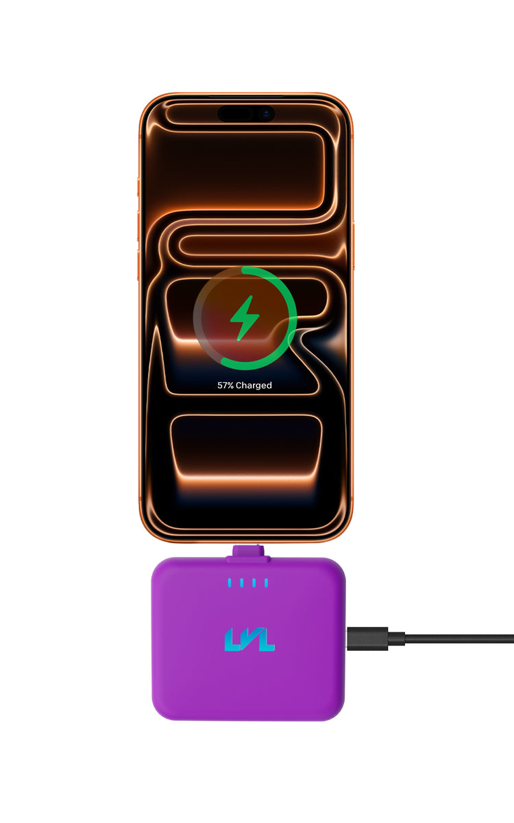 LVL Spark Charger - 4 Pack - Midnight Black / Royal Blue / Deep Purple / Hot Pink