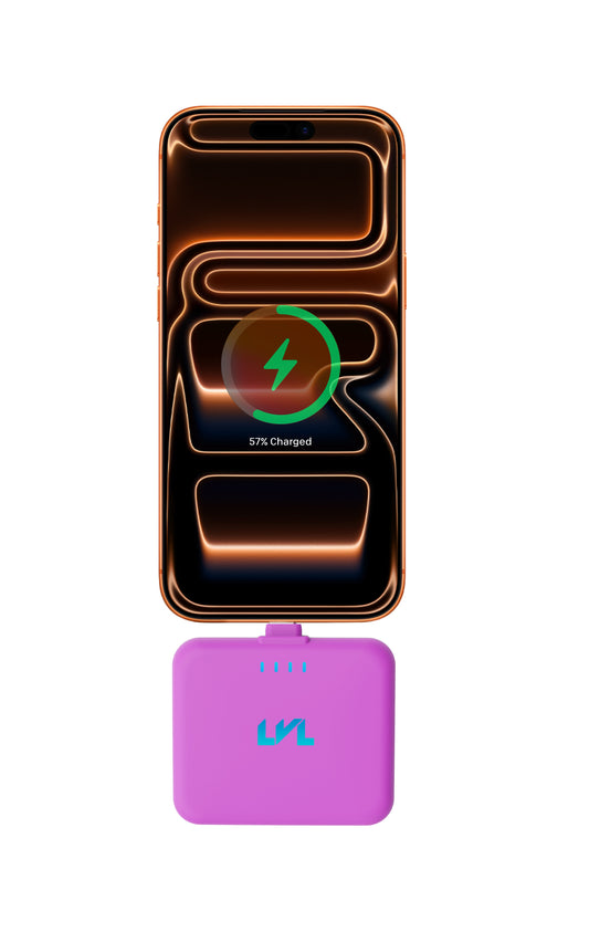 LVL Spark Charger - 4 Pack - Midnight Black / Royal Blue / Deep Purple / Hot Pink