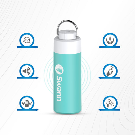 Swann ActiveResponse Mobile Personal Alarm (Bluetooth) - Aqua & Graphite