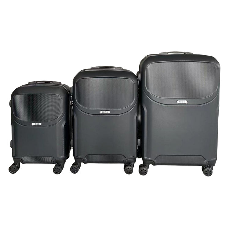 Regina Expandable ABS Hard shell Lightweight 360 Dual Spinning Wheels Combo Lock 28", 24", 20" 3 Piece Luggage Set