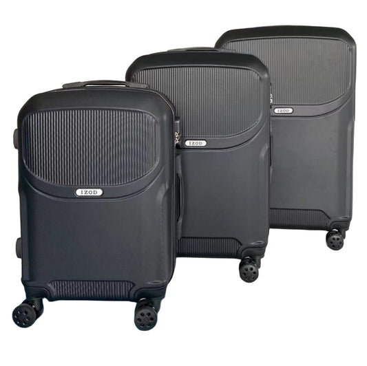 Regina Expandable ABS Hard shell Lightweight 360 Dual Spinning Wheels Combo Lock 28", 24", 20" 3 Piece Luggage Set