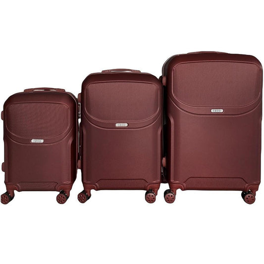 Regina Expandable ABS Hard shell Lightweight 360 Dual Spinning Wheels Combo Lock 28", 24", 20" 3 Piece Luggage Set