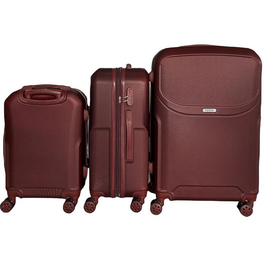 Regina Expandable ABS Hard shell Lightweight 360 Dual Spinning Wheels Combo Lock 28", 24", 20" 3 Piece Luggage Set