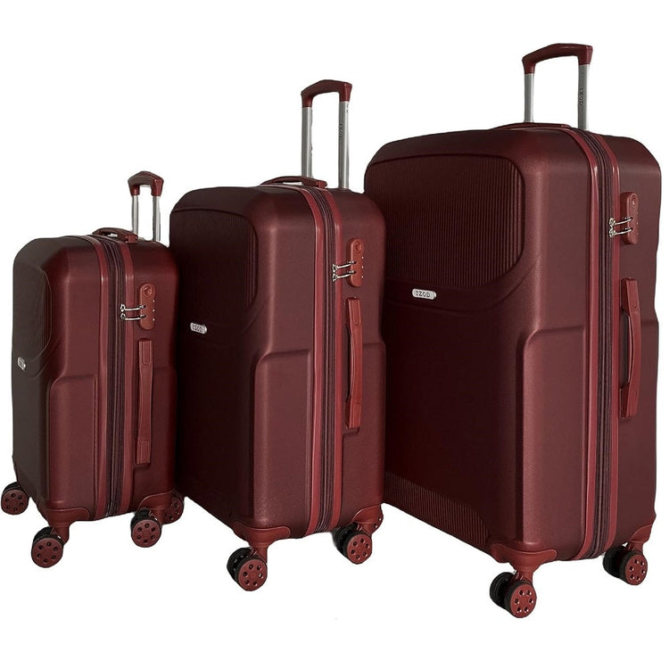 Regina Expandable ABS Hard shell Lightweight 360 Dual Spinning Wheels Combo Lock 28", 24", 20" 3 Piece Luggage Set