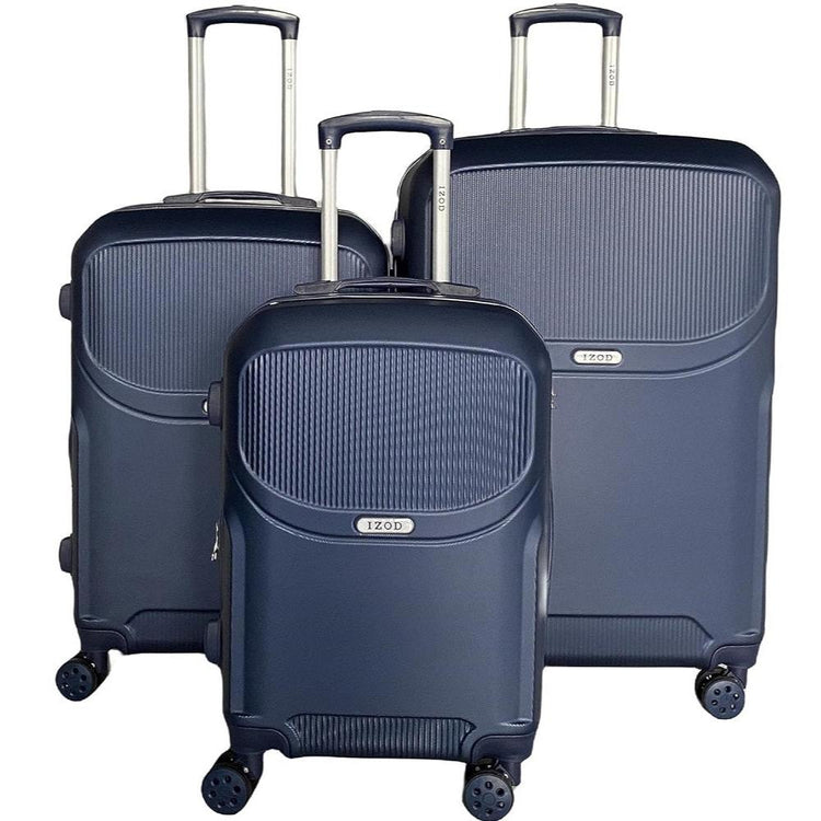 Regina Expandable ABS Hard shell Lightweight 360 Dual Spinning Wheels Combo Lock 28", 24", 20" 3 Piece Luggage Set