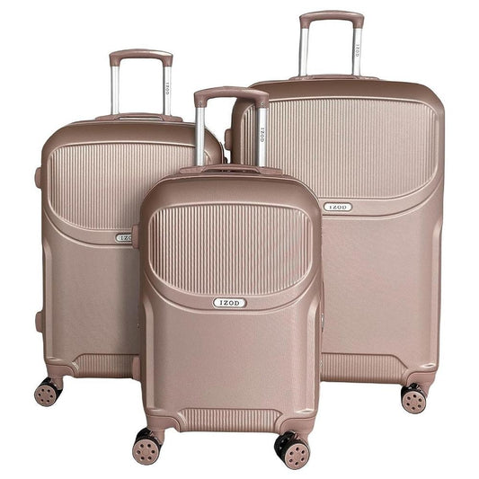 Regina Expandable ABS Hard shell Lightweight 360 Dual Spinning Wheels Combo Lock 28", 24", 20" 3 Piece Luggage Set