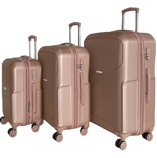 Regina Expandable ABS Hard shell Lightweight 360 Dual Spinning Wheels Combo Lock 28", 24", 20" 3 Piece Luggage Set